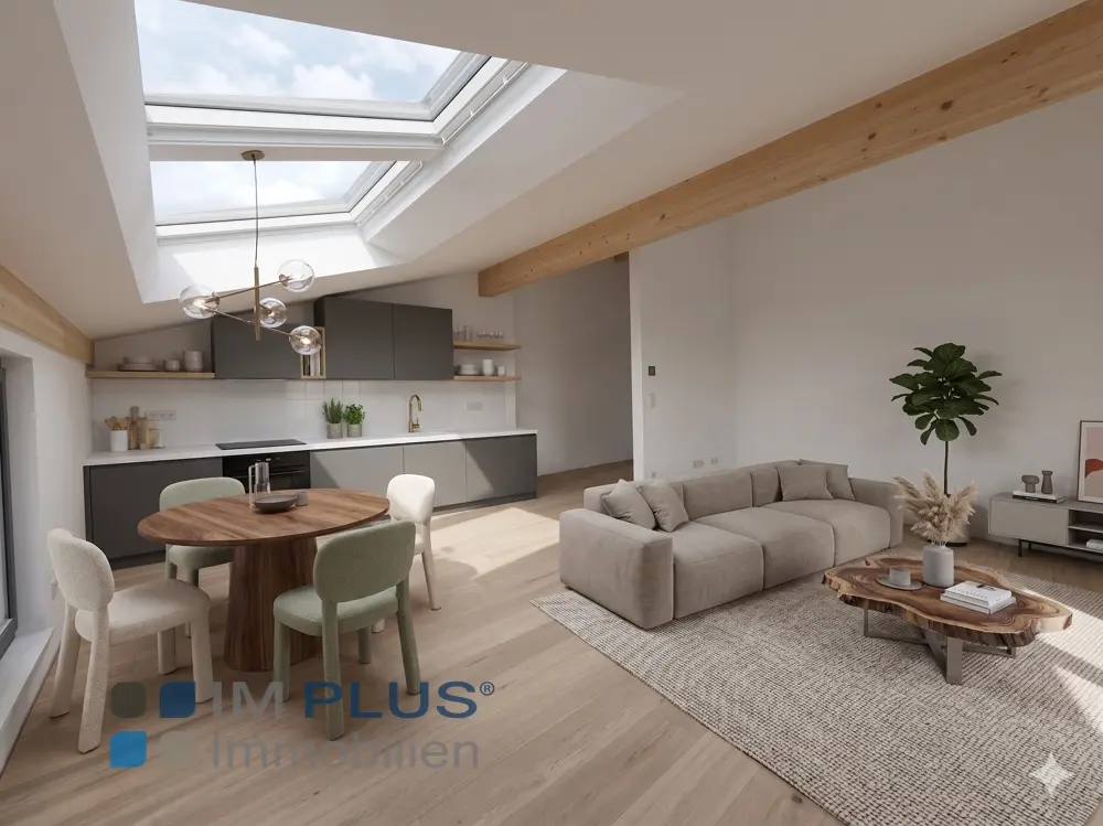 Neubau-Dachgeschosswohnung mit unverbaubarem Bergblick in bester Lage