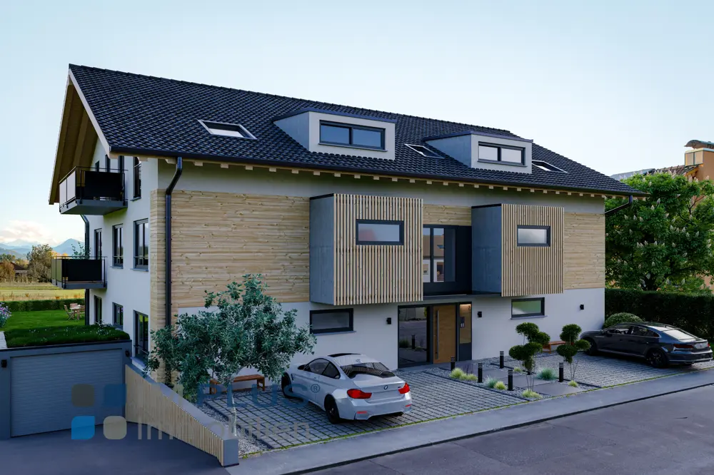 Neubau-Dachgeschosswohnung mit unverbaubarem Bergblick in bester Lage – Bild 5