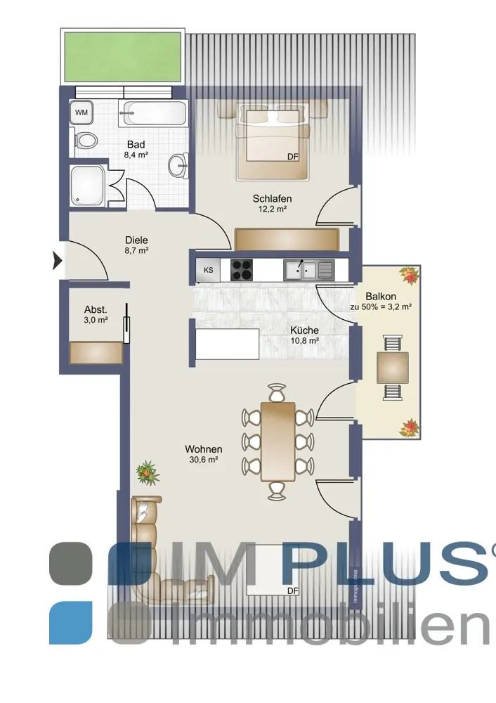 Neubau-Dachgeschosswohnung mit unverbaubarem Bergblick in bester Lage – Bild 8